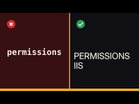 Granting IIS_IUSRS access to a Web Application folder