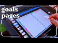 How To Setup the Goals Pages of Your Digital Planner | 2023 Digital Planner Creation Masterclass
