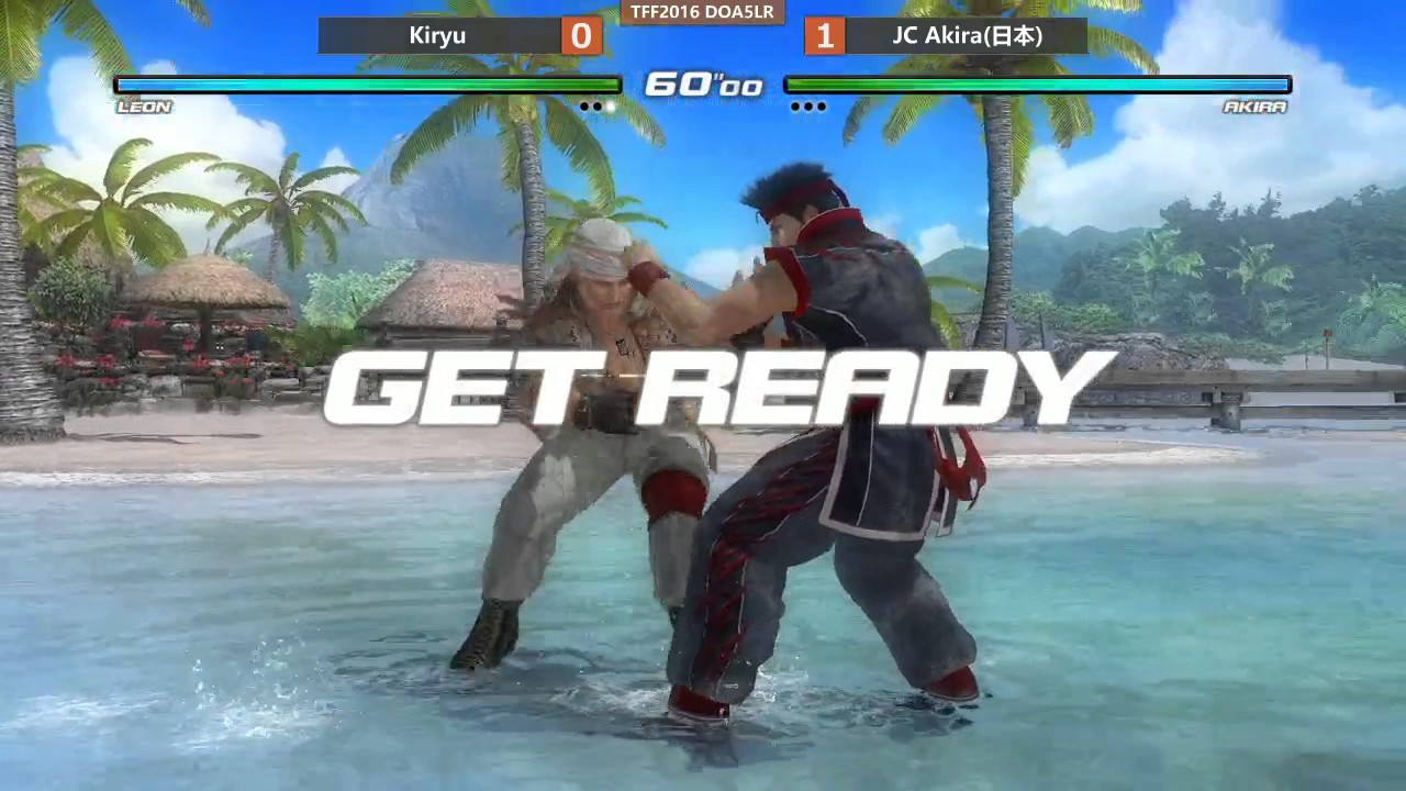 戰祭xKDiT TFF2016 DOA5LR R2 GXR JC Akira VS Kiryu