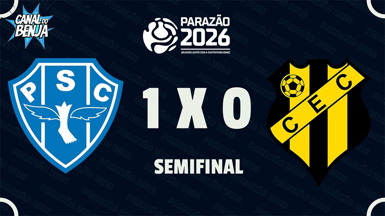 🔴 AO VIVO COM IMAGENS: PAYSANDU X CASTANHAL | PARAZÃO 2026 | Campeonato Paraense | Canal do Benja