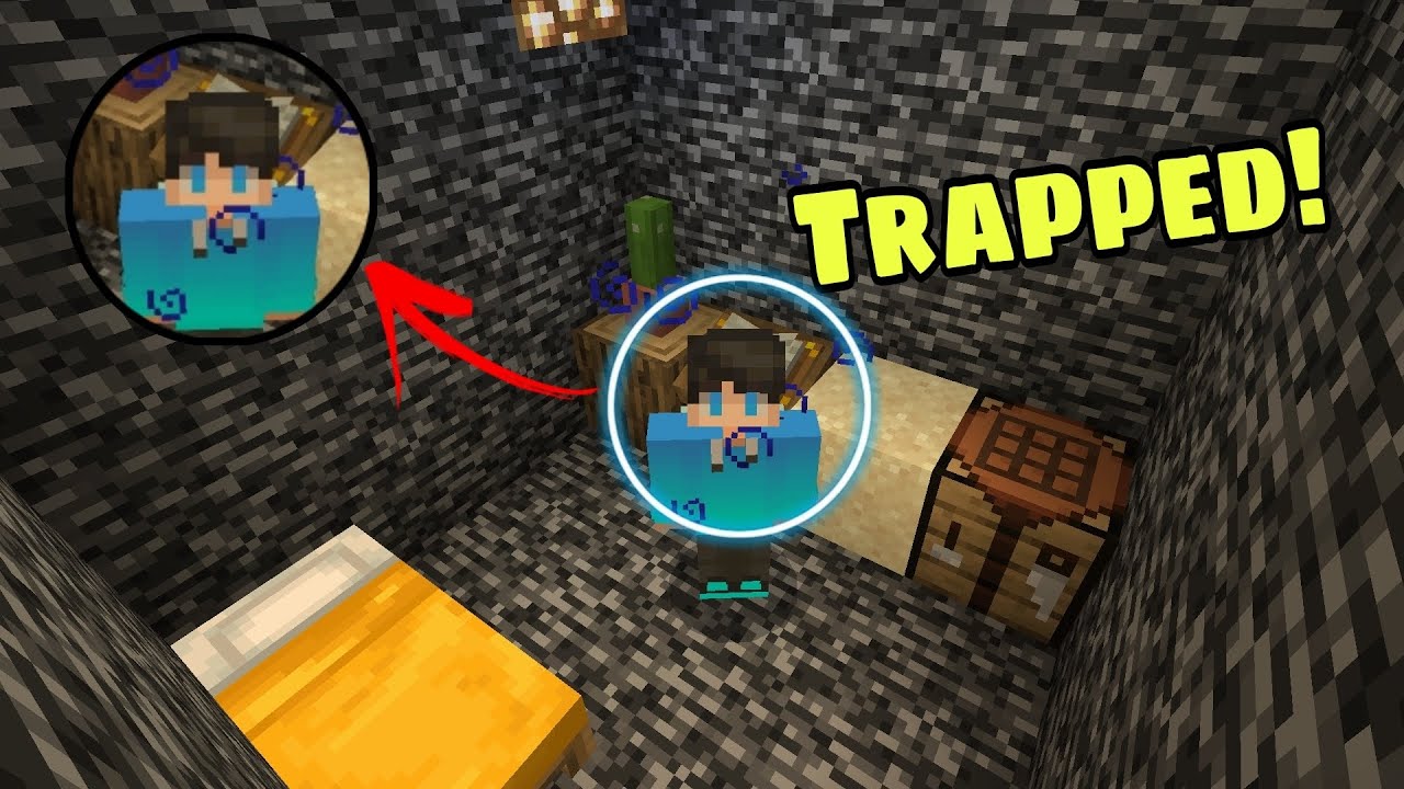 i am trapped in a bedrock prison 😫😫😫 - YouTube