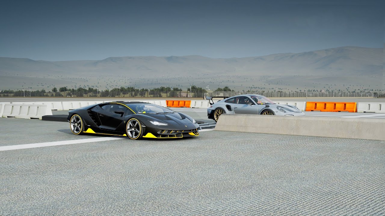 Forza 7 - 2018 Porsche (911) GT2 RS vs Lamborghini CENTENARIO Drag