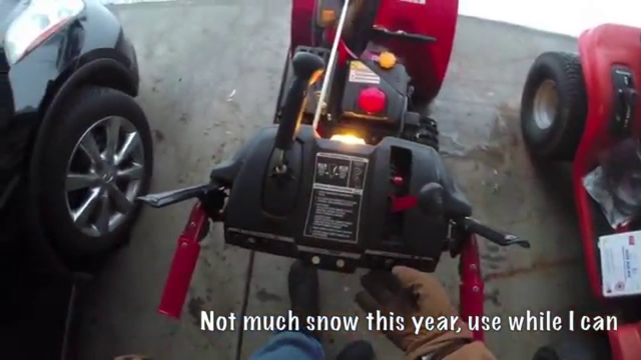 TroyBilt 2620 Snow blowing YouTube