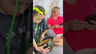 Arina And Watermelon