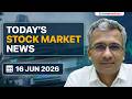 Daily Stock Market News(16-Jun-2026): US-Iran Deal, Inflation Hits 9.7% & Razorpay IPO