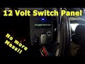How to Wire a 12 Volt Switch Panel | Cleaning up the wiring in my Landcruiser 4WD