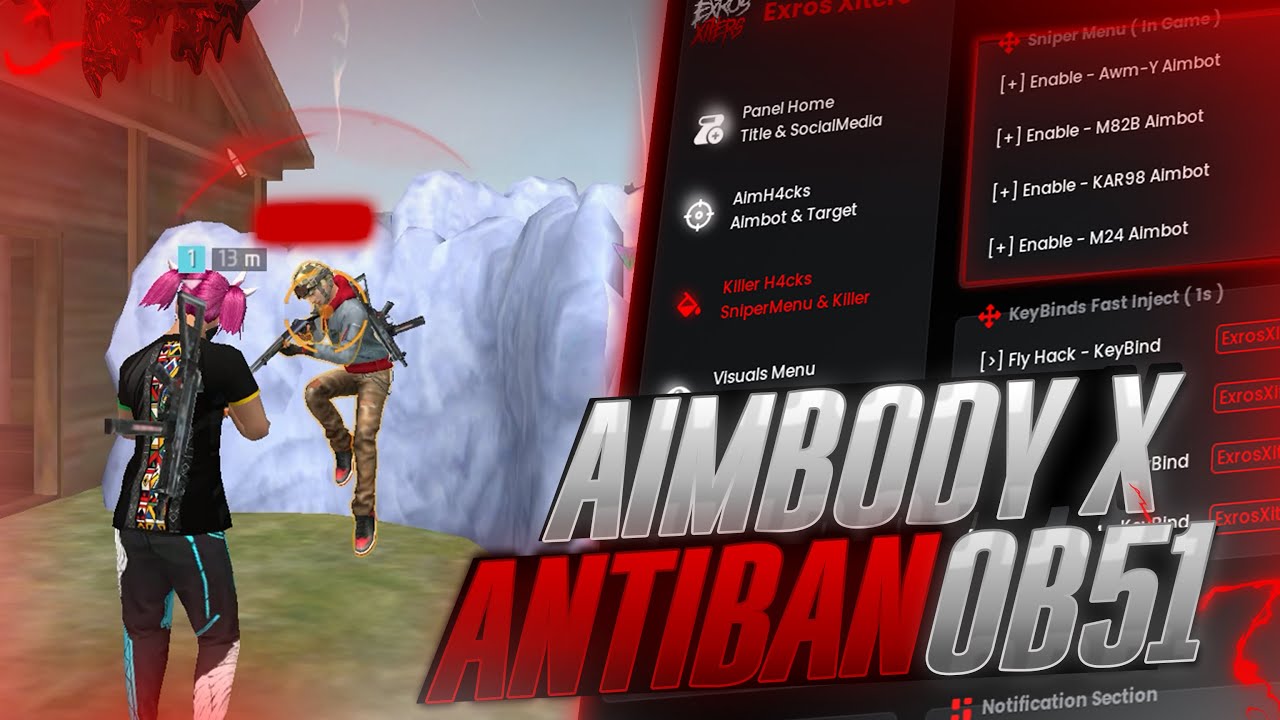 FREE PANEL PC OB51 LIFETIME🎁| WALLHACK + SNIPER SCOPE + AIMBOT👺| EXROSXITERS🎯| 100% ANTIBAN + SAFE ✅