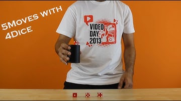 5 Moves 4 Dice - Dice Stacking