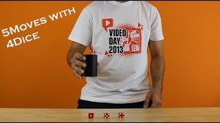 5 Moves 4 Dice - Dice Stacking