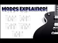 The Modes Explained 1 - What are the modes? - Guitar modes lesson