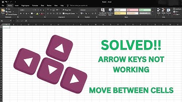 How to Fix Arrow keys not working | Moving between cells in Excel