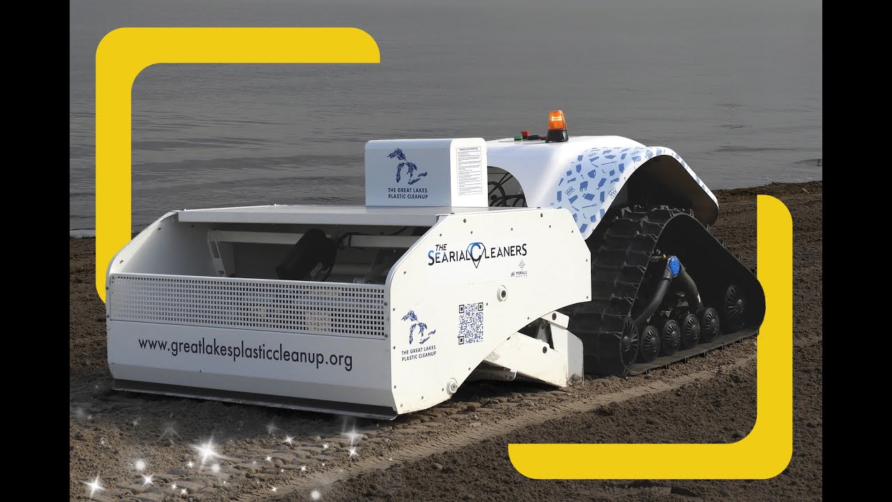 CLOSER LOOK: This new robot cleans Ontario beaches like a Zamboni