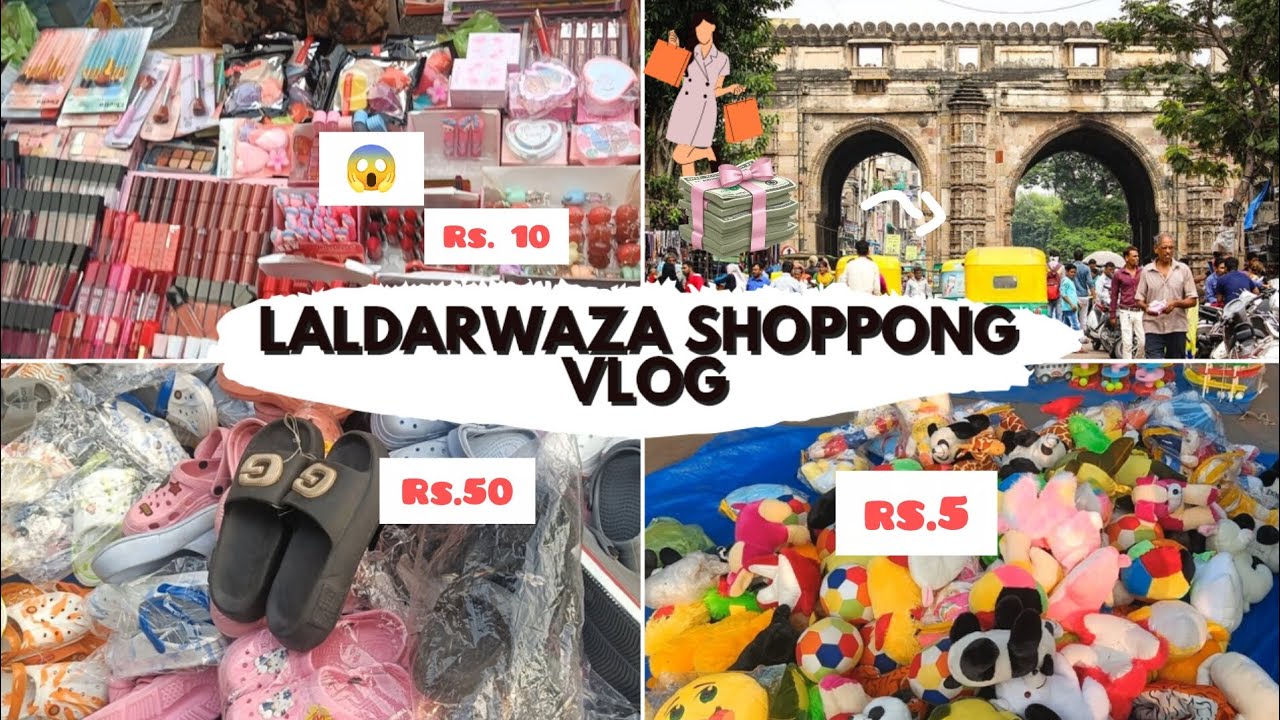 Ahmedabad cheapest 😱😱 Lal darwaja market starting from rs.3😱✅✅for shopping cheap #shopping #vlog