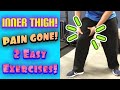 INNER THIGH PAIN! *Knots Be Gone* 2 Easy Exercises! | Dr Wil & Dr K