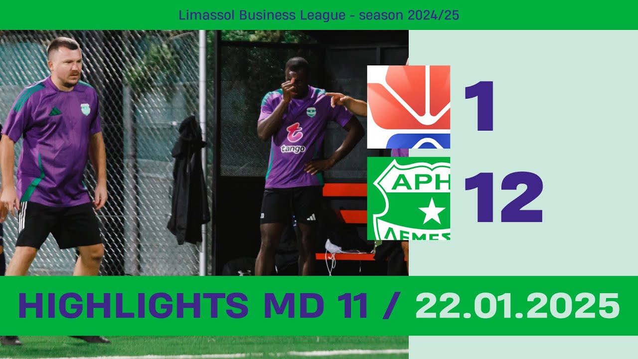 [Highlights] Mayflower — FC Aris | Limassol Business League MD 11 | (22.01.2025)