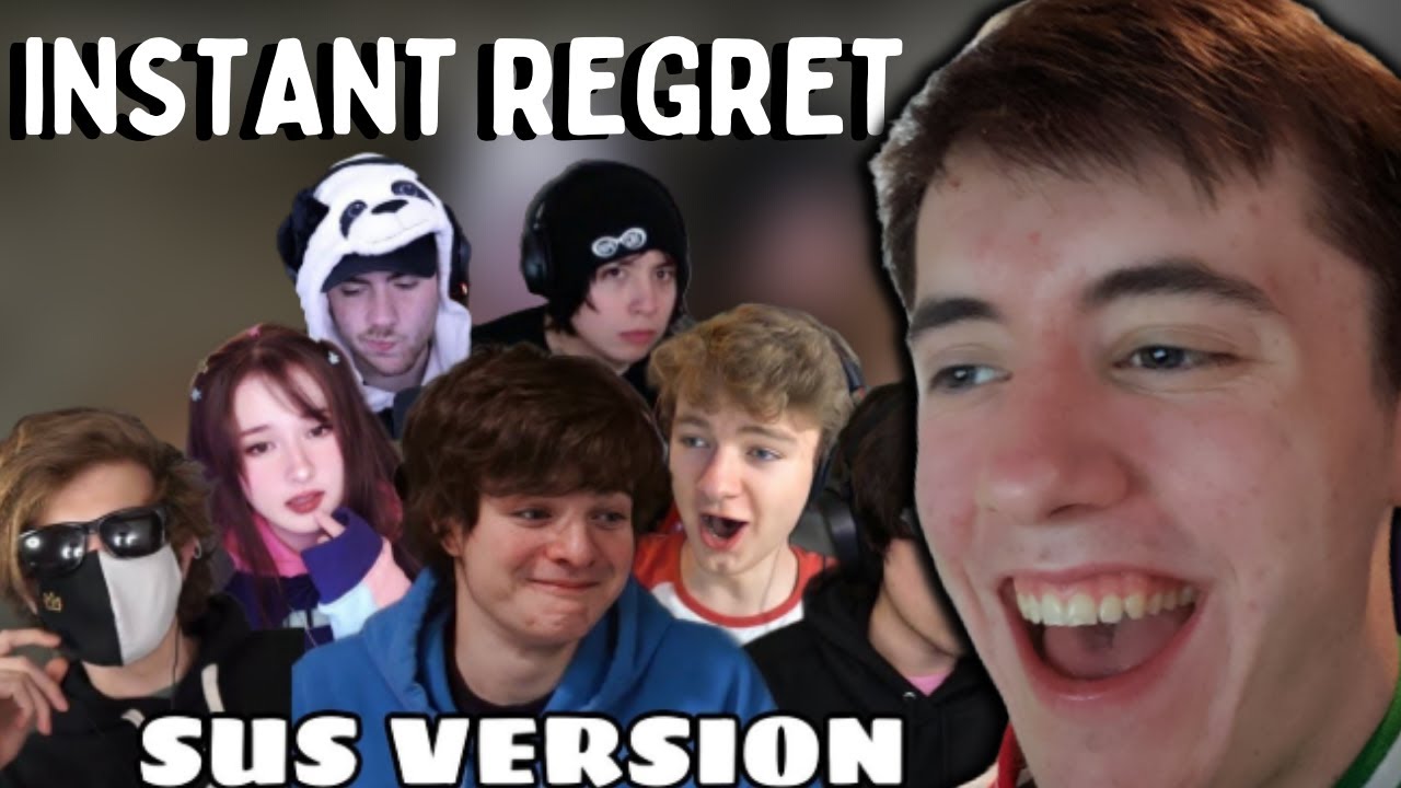 Watching Dream SMP member having instant regret (sus version) - REACTION