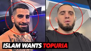 Islam Makhachev Challenges Ilia Topuria For HISTORIC White House UFC Showdown
