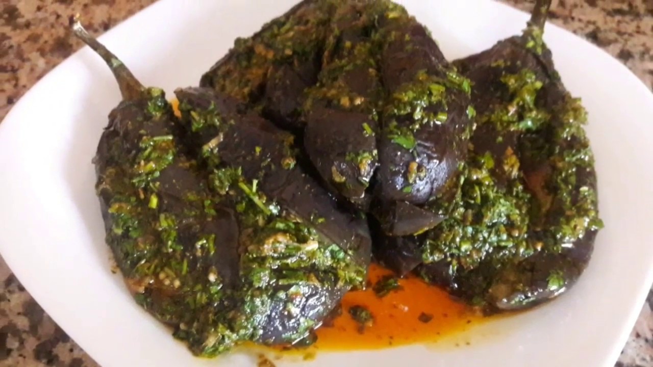 الدنجال او البادنجال مفور و مشرمل لذيذ بزاف