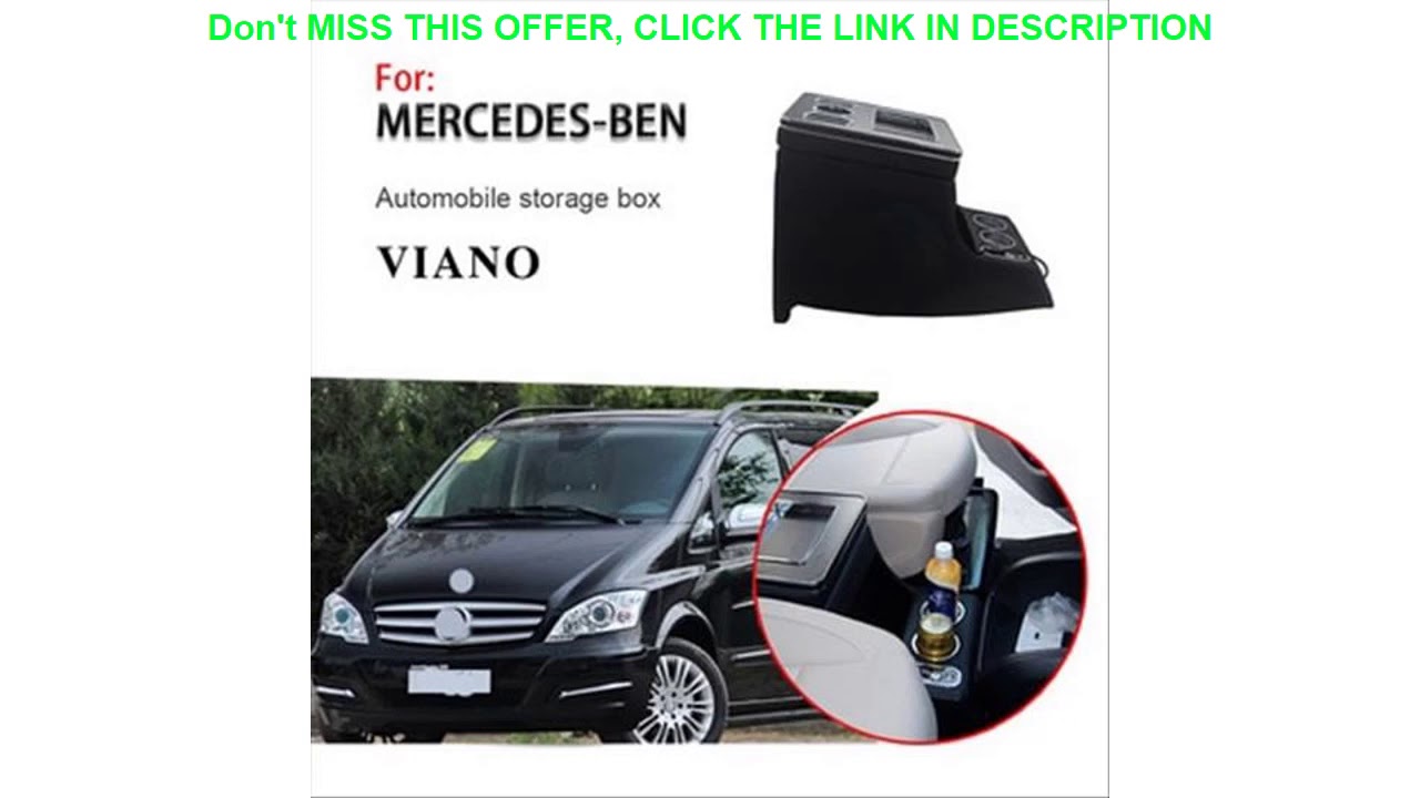 Armrest Repair Kit Right Side For Mercedes-Benz Vito Viano W639 - Black/Silver Gray, Complete Set