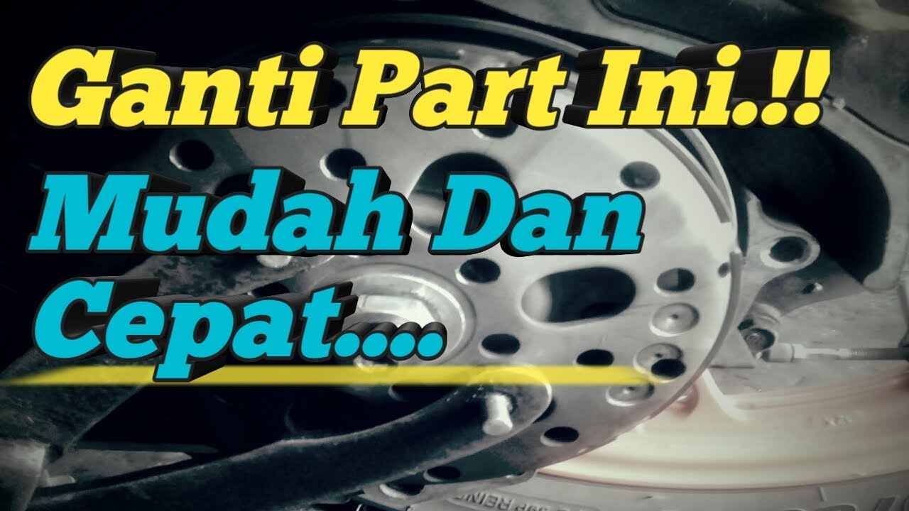 Cara bongkar pasang v belt Beat YouTube