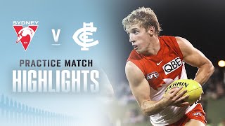 Sydney v Carlton Highlights | Practice Match, 2023 | AFL