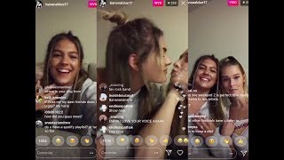 Isabella Jones And Emma Delury Instagram Livestream