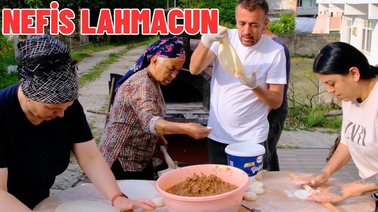 KÖYDE FIRINDA LAHMACUN