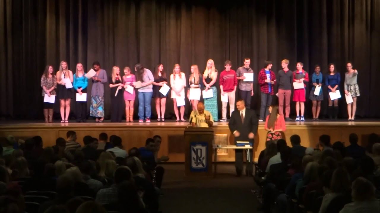 Plainville High School Fall Awards Banquet YouTube