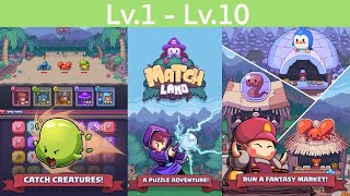 [HD] *Misty Forest* Lv.1 - Lv.10 *3 Stars* Match Land: Puzzle RPG screenshot 3