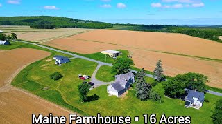 Maine Farmhouse On 16 Acres | Updated | New Insulations | ME Real Estate For Sale | OHL