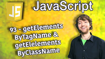 JavaScript Programming Tutorial 93 - getElementsByTagName and getElelementsByClassName