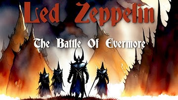 Led Zeppelin & Sandy Denny ⚔ The Battle Of Evermore (HD Audio/Video & Lyrics)