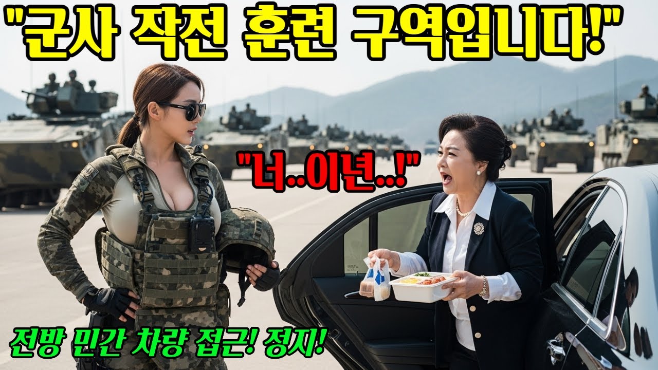 ⭐707 훈련 막아선 무개념 준장 사모님 