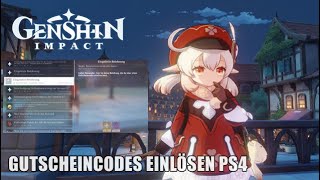 PS4 Gutscheincodes einlösen Guide | Genshin Impact