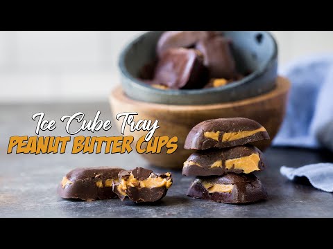 Make Keto Peanut Butter Cups In An Ice Cube Tray | Very Easy