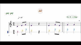 Videoclase - Ejercicio 22 de Ritmo y Lectura 1
