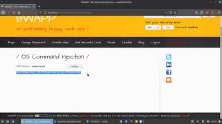 Command injection - bWAPP