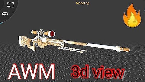 3d AWM | Sniper 3d model | 🔥🔥