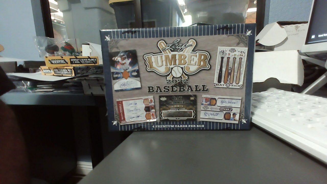 2022 Leaf Lumber Baseball 4 Premium Cards! YouTube