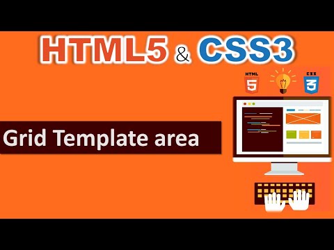 Grid template area in CSS grid | Web Development Tutorials in Urdu/Hindi
