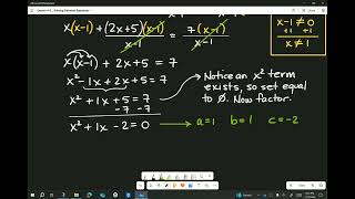 Lesson 4-3 _ Solving Rational Equations