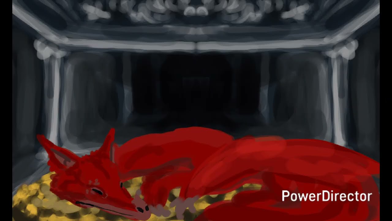 Sleeping dragon animation loop 