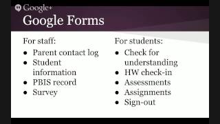 Collaborating with Google Apps for Education