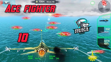 ace fighter offline/online android ios mobile gameplay | jet game | Ruka gaming