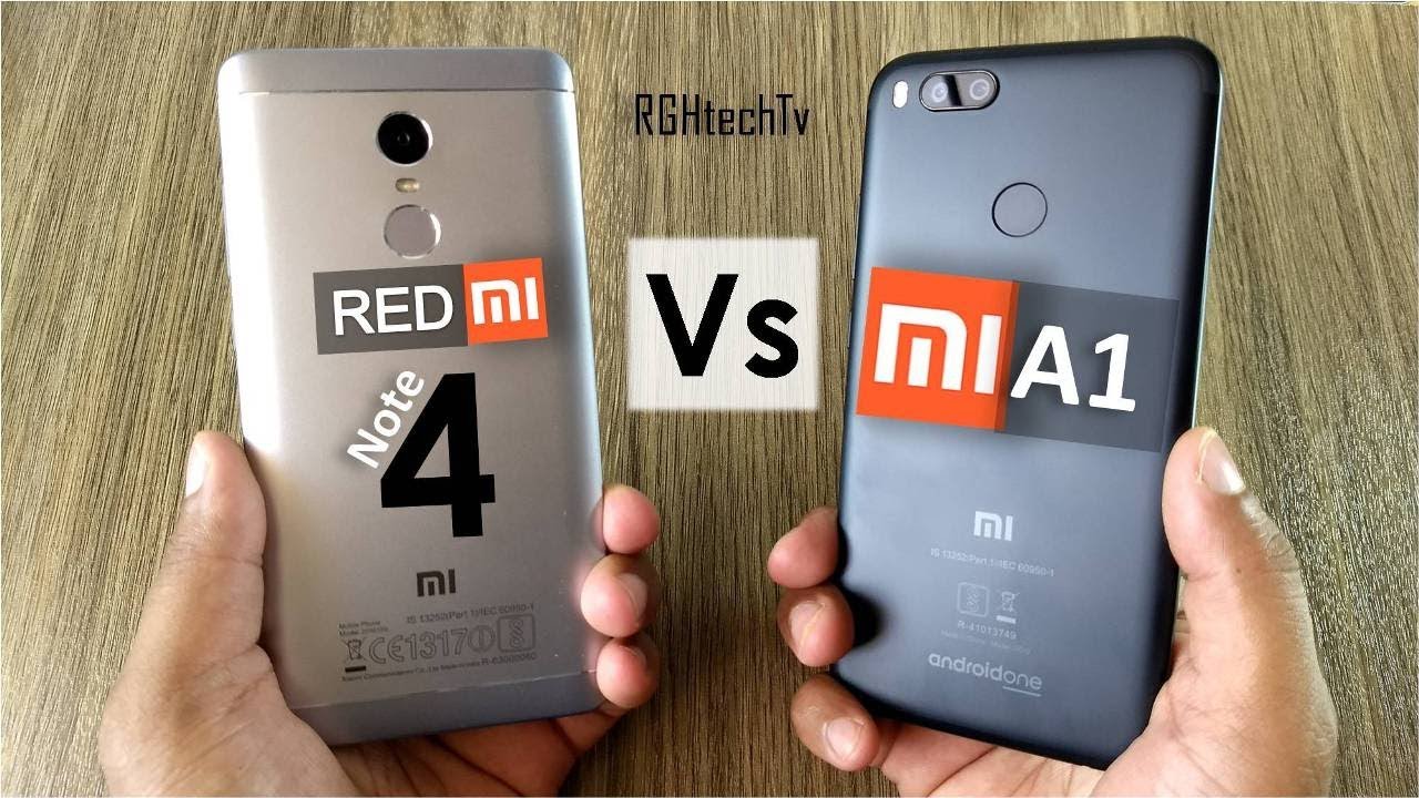 Xiaomi Mi A1 und Xiaomi Redmi Note 4 - Vergleich