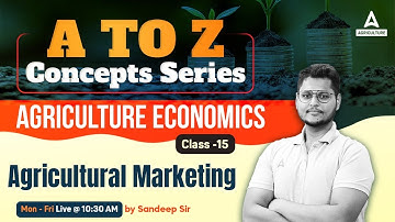 Agricultural Economics Lecture #15 | IBPS AFO | ICAR JRF Social Science | ASRB NET Economics