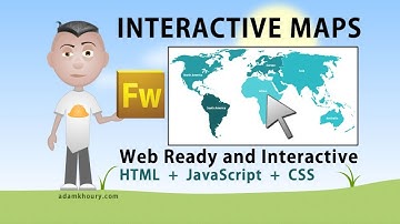 Interactive World Map Tutorial HTML JavaScript PHP Fireworks Continent Country
