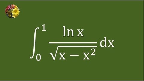 2025 MIT Integration Bee Semi Final # 2  Problem 2 (3rd method)(Mis-2728AA)
