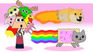 Sprunki Oc All Phase Nyan Cat, Doge, Timmy Turner, Anais Watterson Compilation Incredibox