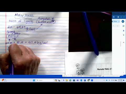 GMT20240411 152405 Clip Howe Chemistry  Molar Mass Calculation